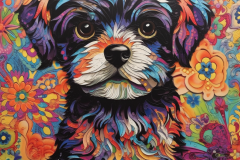 Mulewa_a_cute_dog_in_style_of_ebru_5fbb1e31-6f6c-42f8-a16f-bbffb34586d0