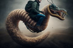 Mulewa_a_men_is_riding_on_an_earthworm_hyperrealistic_photograp_466d4db7-a134-46bf-bd75-6e243cfac94b