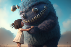 Mulewa_beautiful_laughing_girl_is_riding_on_a_cute_friendly_flu_7e6a3fcd-ca51-42b9-8a07-b894ad73d78b