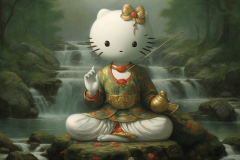 Mulewa_hello_kitty_in_the_style_of_metaphysical_painting_6570b6de-e4b4-4424-87f9-6afc07a29ac6